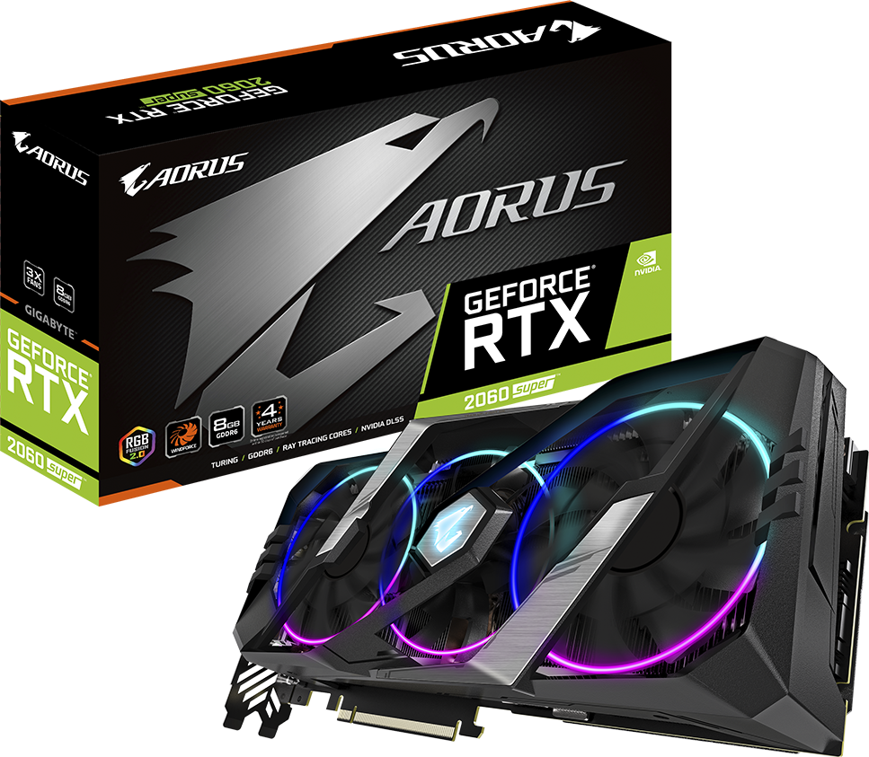 AORUS GeForce RTX 2060 SUPER 8G (Rev. 1.0)