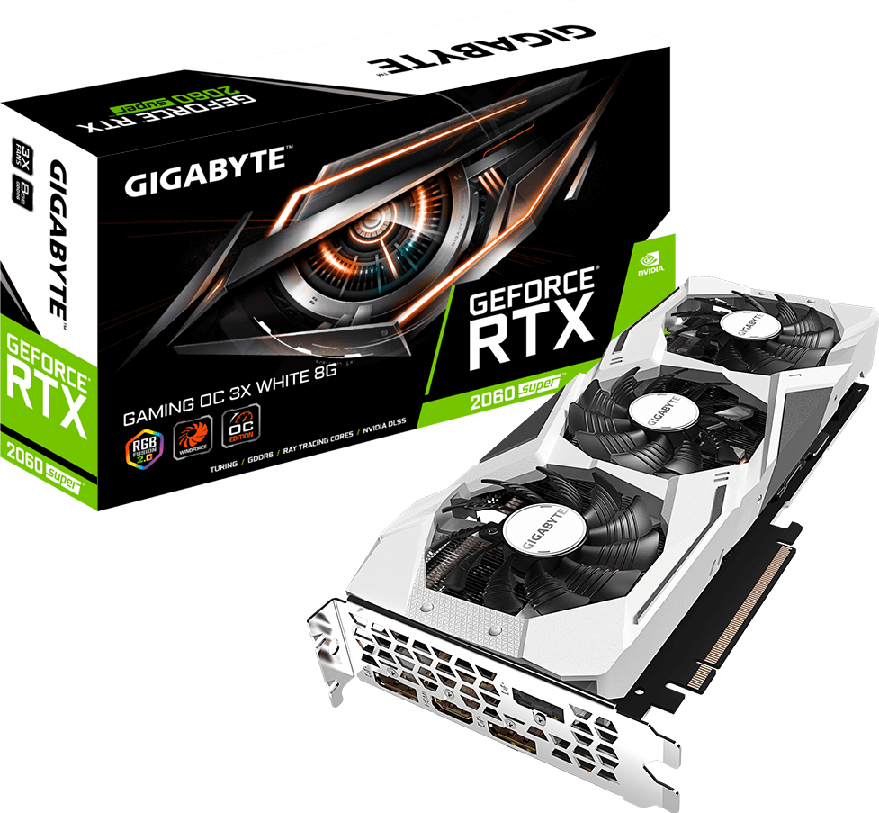 GeForce RTX 2060 SUPER GAMING OC 3X WHITE 8G (Rev. 1.0)