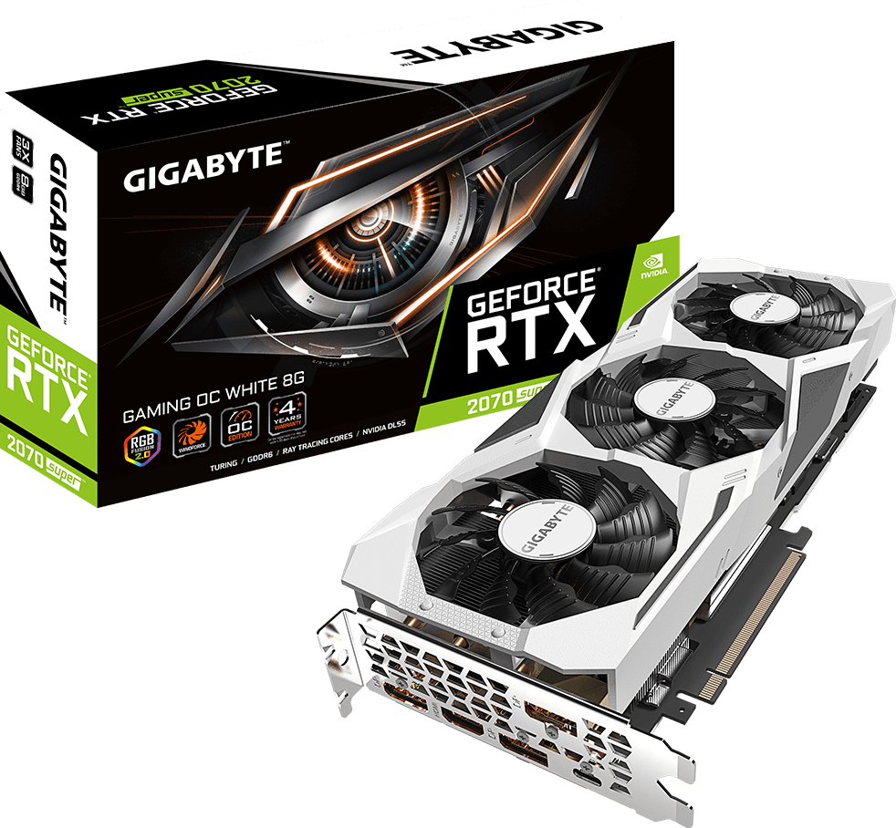 GeForce RTX 2070 SUPER GAMING OC WHITE 8G