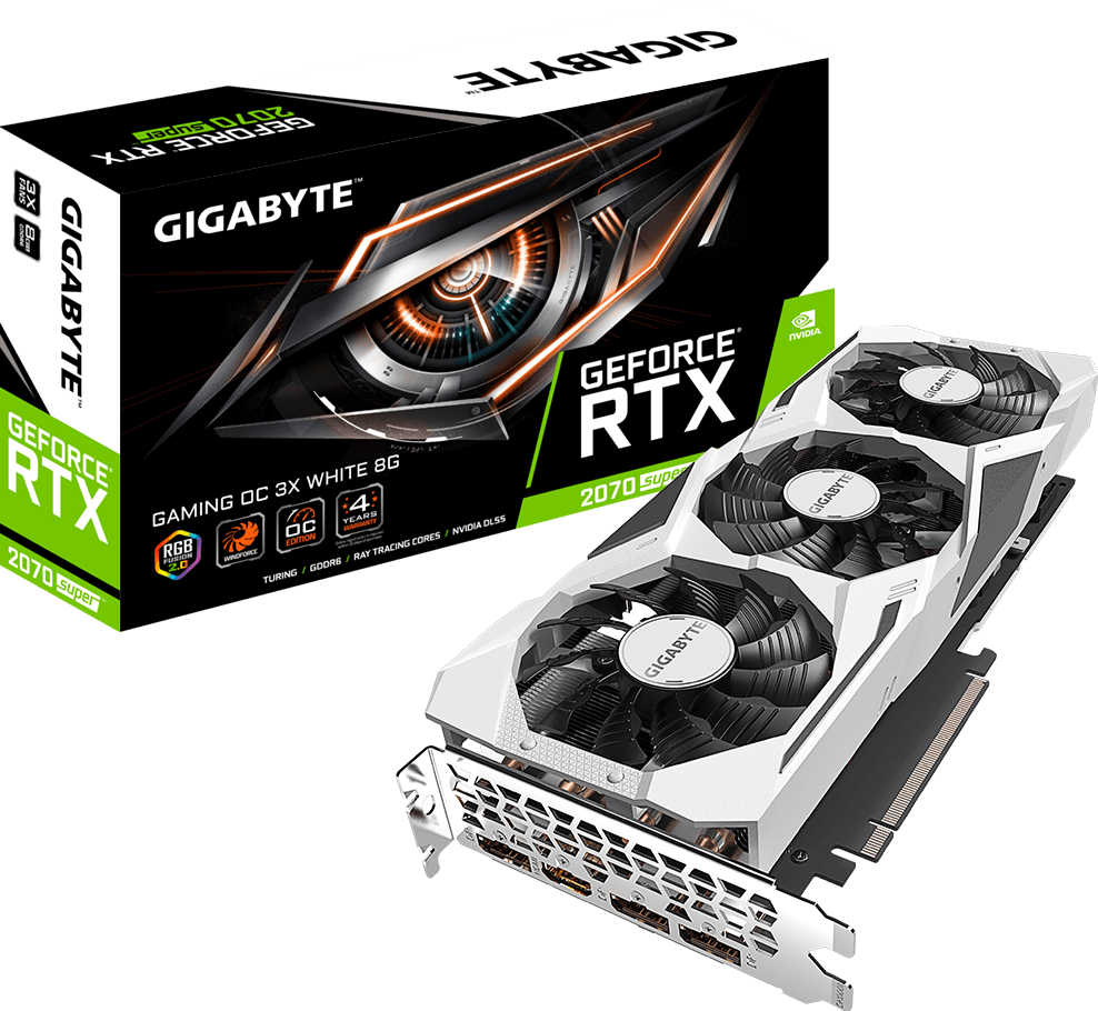 GeForce RTX 2070 SUPER GAMING OC 3X WHITE 8G (Rev. 1.0/1.1)
