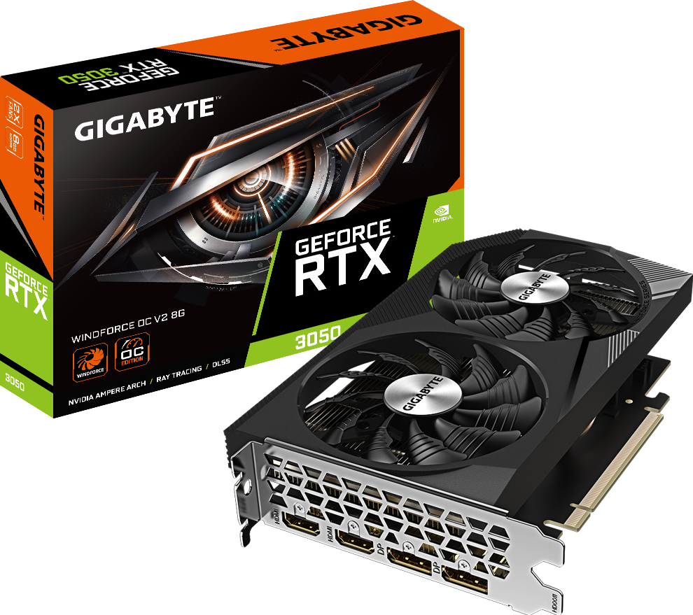 GeForce RTX 3050 WINDFORCE OC V2 8G