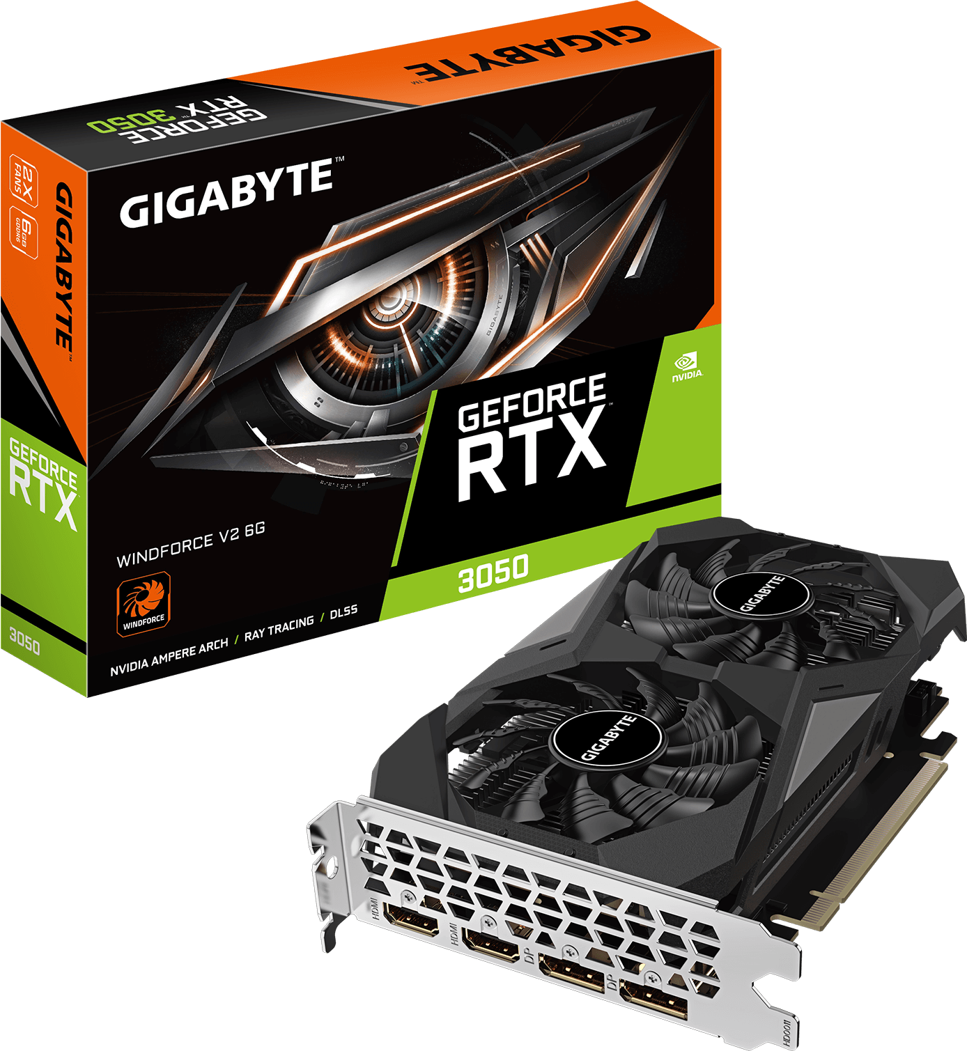 GeForce RTX 3050 WINDFORCE V2 6G