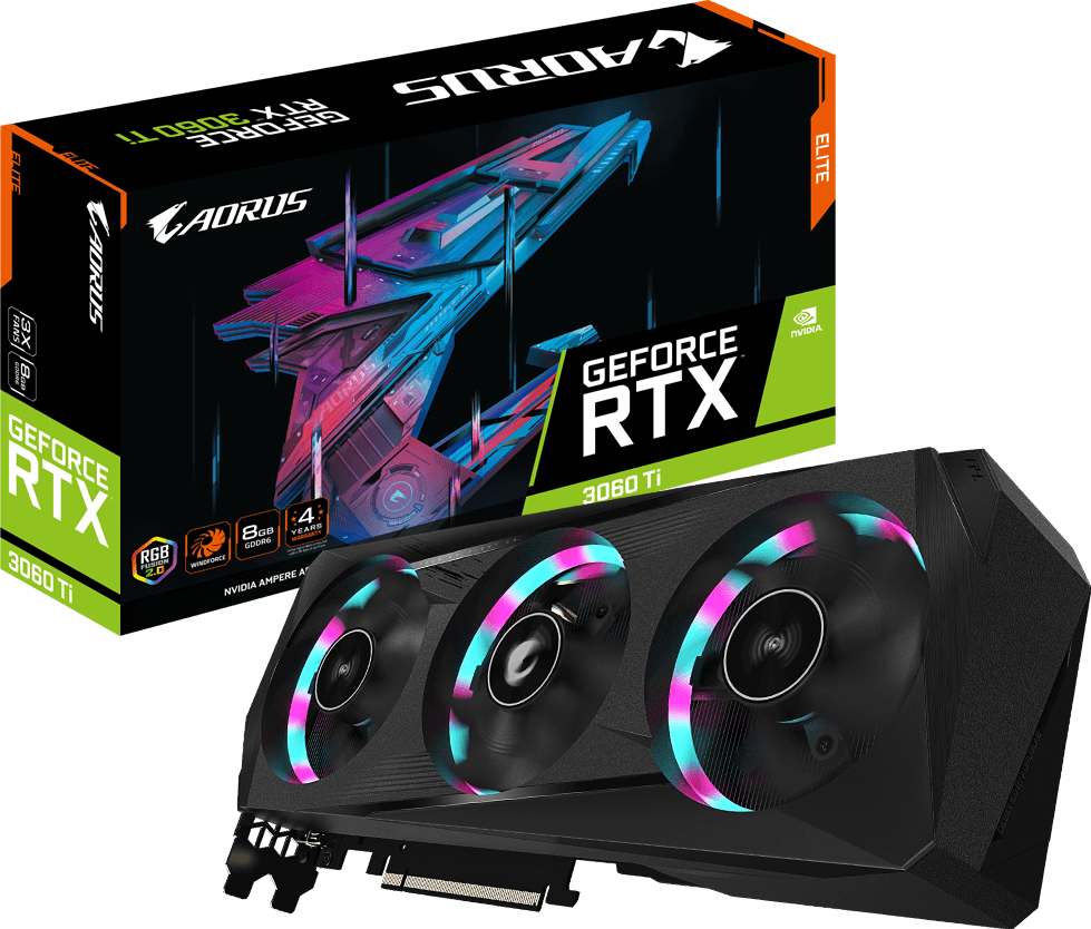 AORUS GeForce RTX 3060 Ti ELITE 8G (Rev. 1.0)