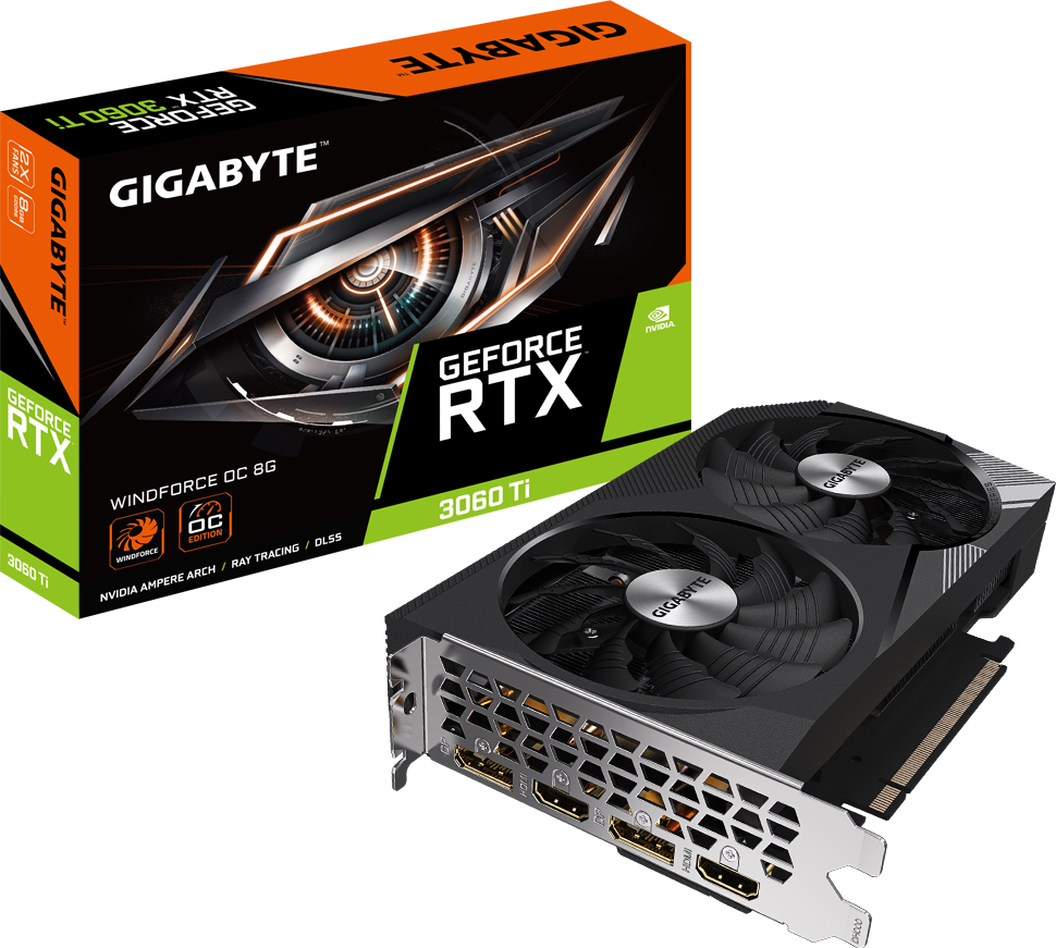 GeForce RTX 3060 Ti WINDFORCE OC 8G (Rev. 1.0)
