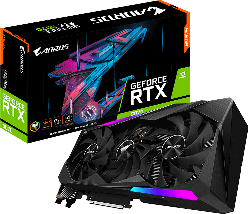 AORUS GeForce RTX 3070 MASTER 8G (Rev. 1.0/1.1)