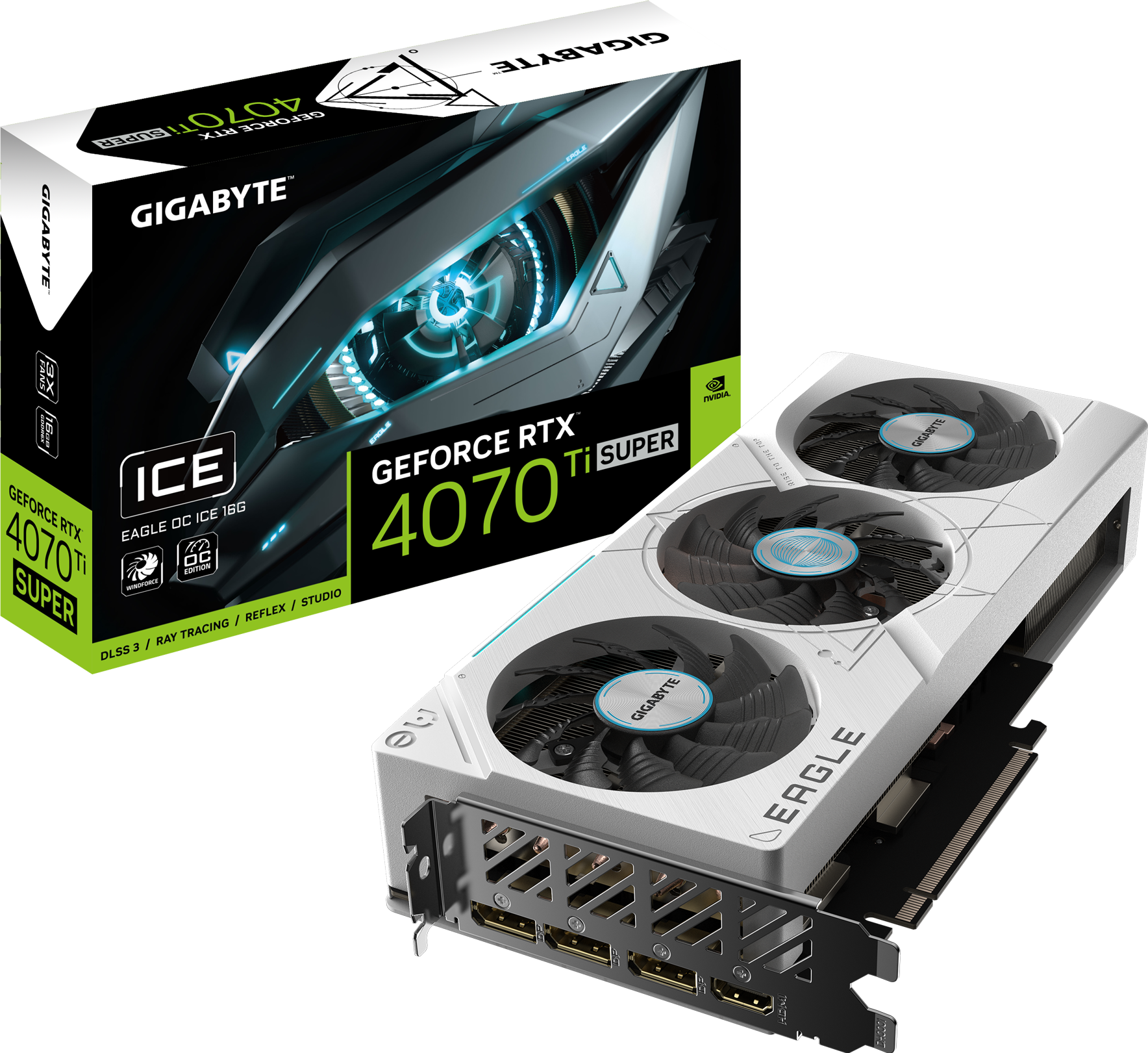 GeForce RTX 4070 Ti SUPER EAGLE OC ICE 16G